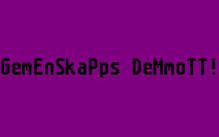 Gemenskapps Demmot atari screenshot