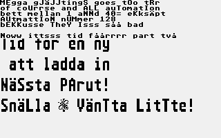 Gemenskapps Demmot atari screenshot
