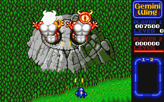 Gemini Wing atari screenshot