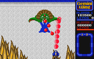 Gemini Wing atari screenshot