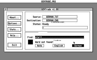GEMTrade atari screenshot