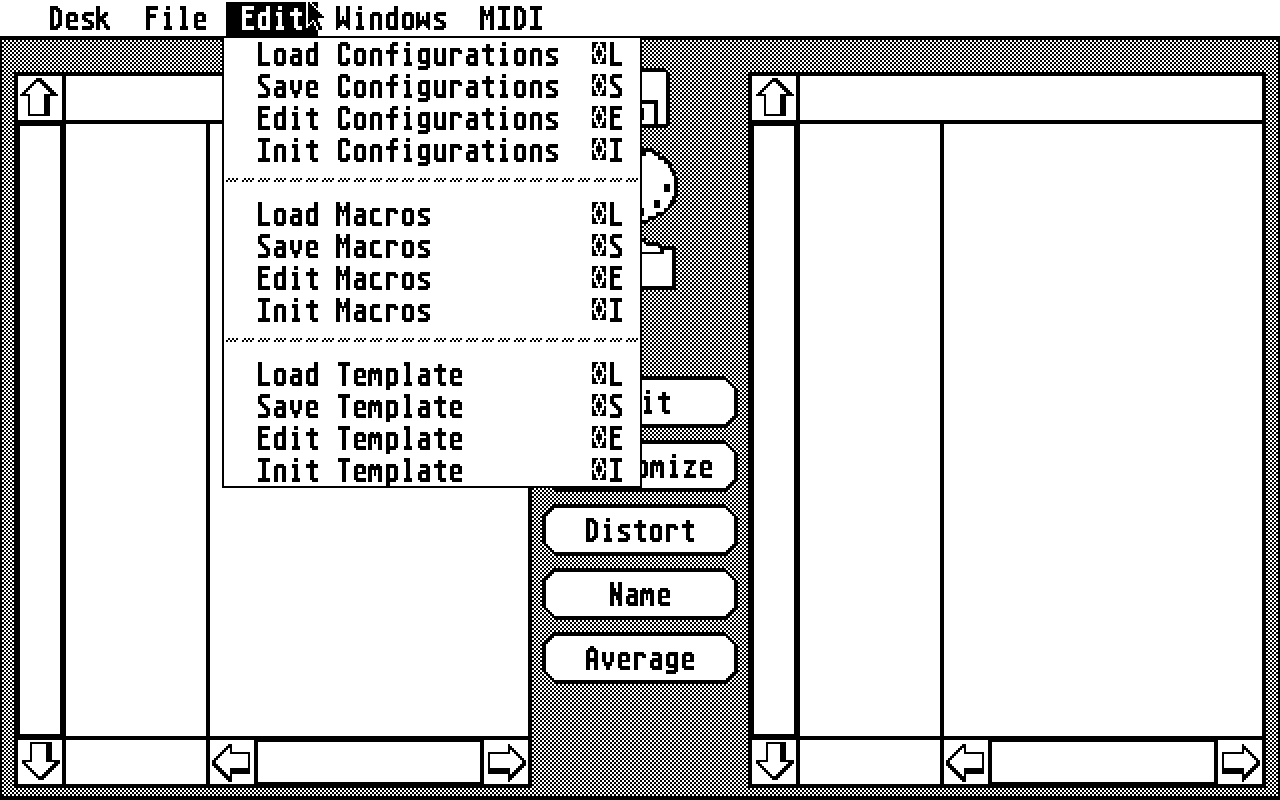 GenEdit ST atari screenshot