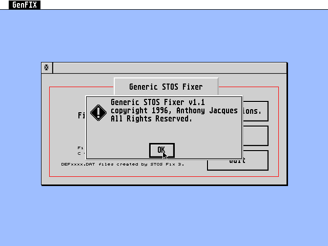 Generic STOS Fixer — screenshot 1