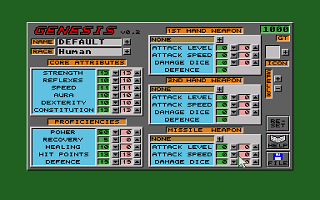 Genesis atari screenshot