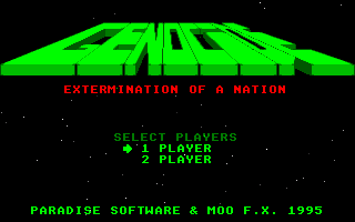 Genocide Extermination of a Nation atari screenshot