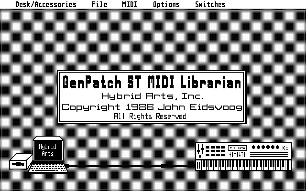GenPatch ST MIDI Librarian — screenshot 1
