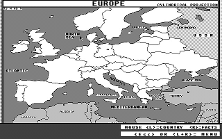 Geography Tutor atari screenshot