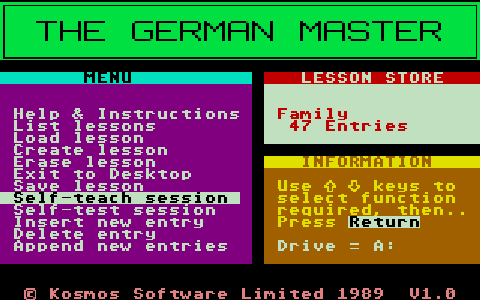 German Master (The) atari screenshot