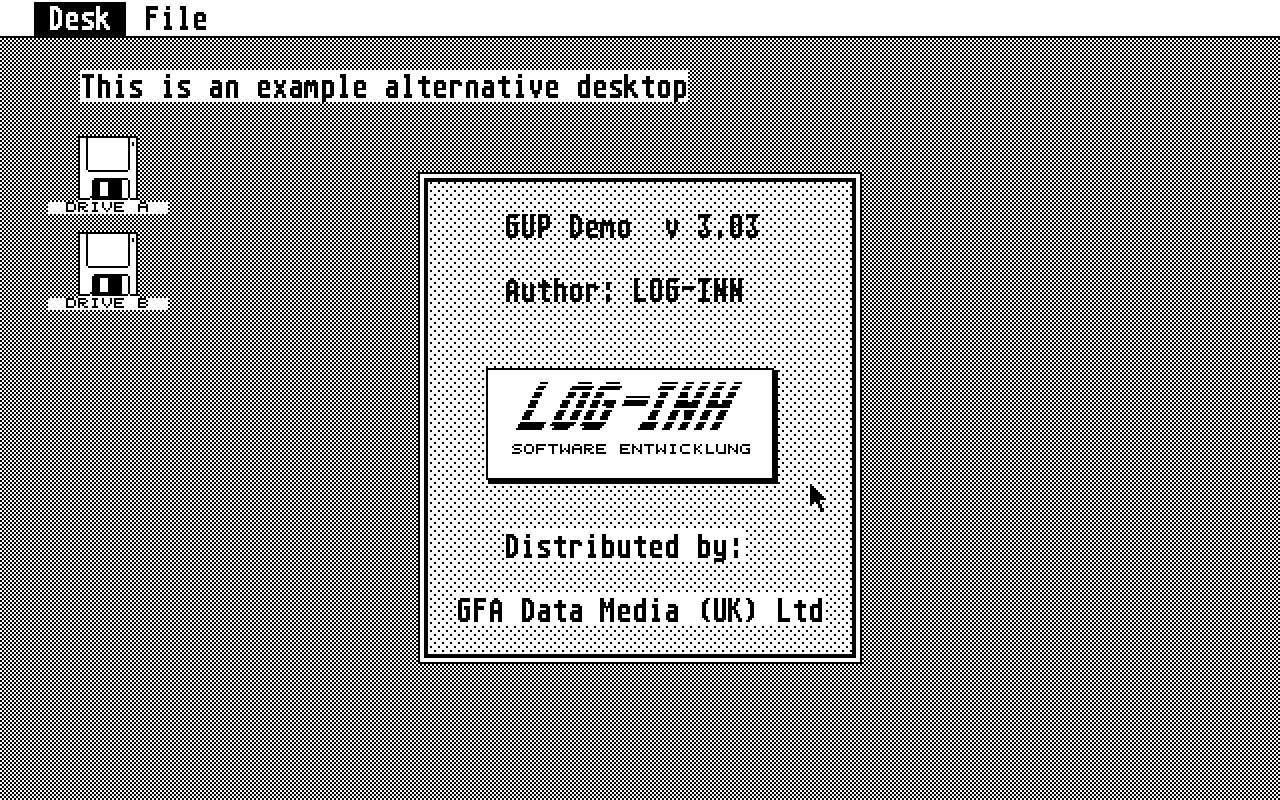 GFA-GUP - GEM Utility Package atari screenshot