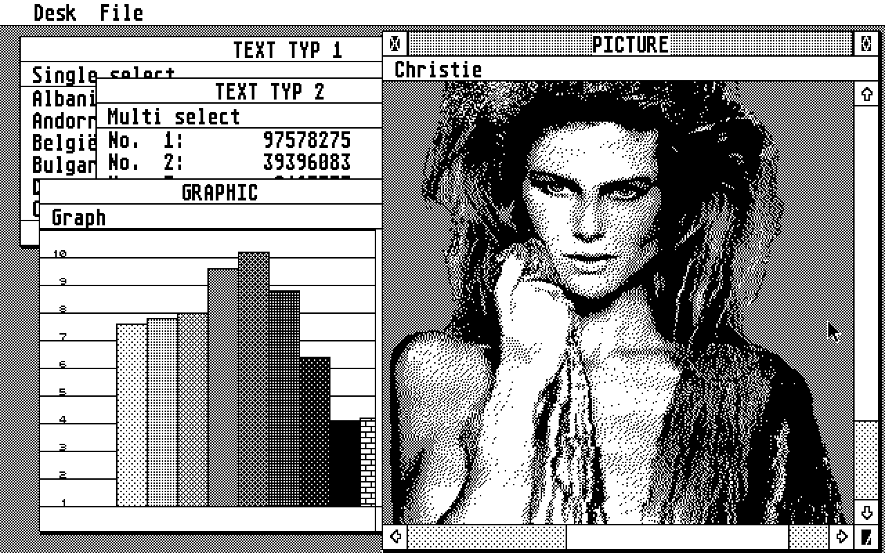 GFA-GUP - GEM Utility Package atari screenshot