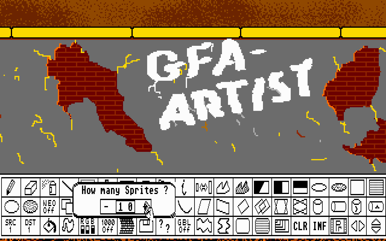 GFA Artist atari screenshot