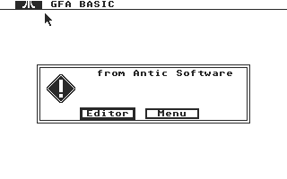 GFA BASIC — screenshot 1