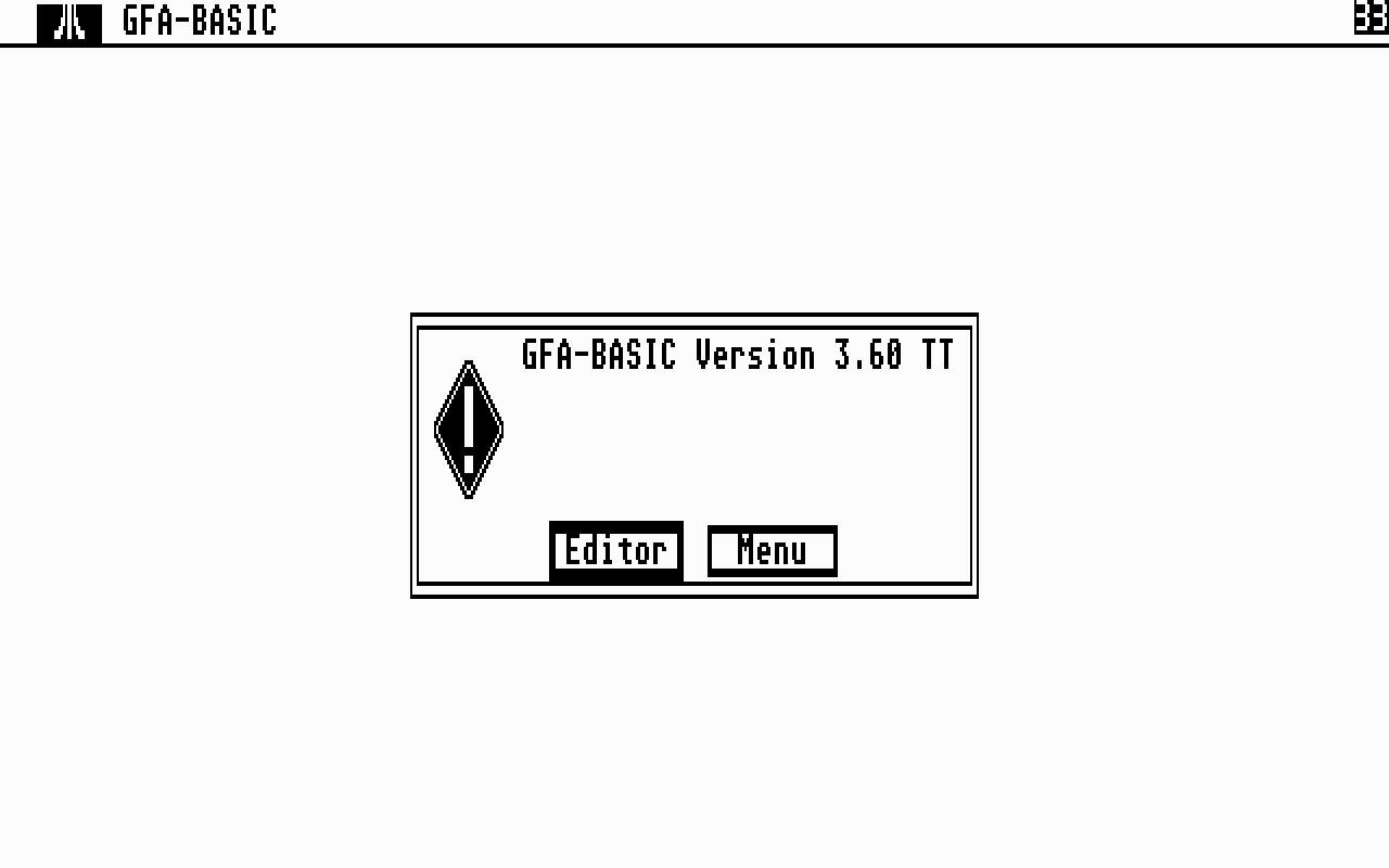GFA BASIC — screenshot 1