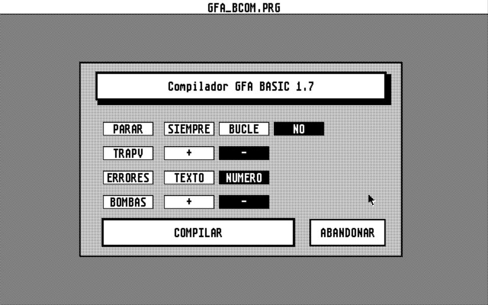 GFA BASIC Compiler — screenshot 1