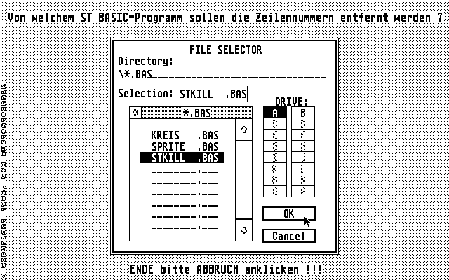 GFA BASIC atari screenshot