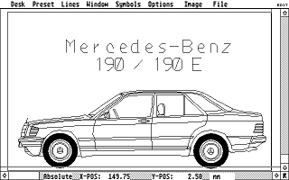 GFA Draft Plus Symbols & Pictures atari screenshot