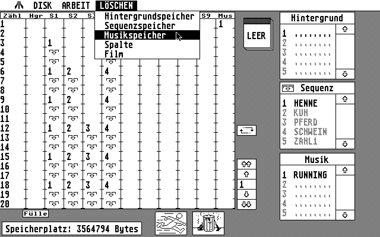 GFA Movie atari screenshot