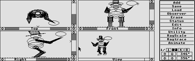 GFA Raytrace atari screenshot