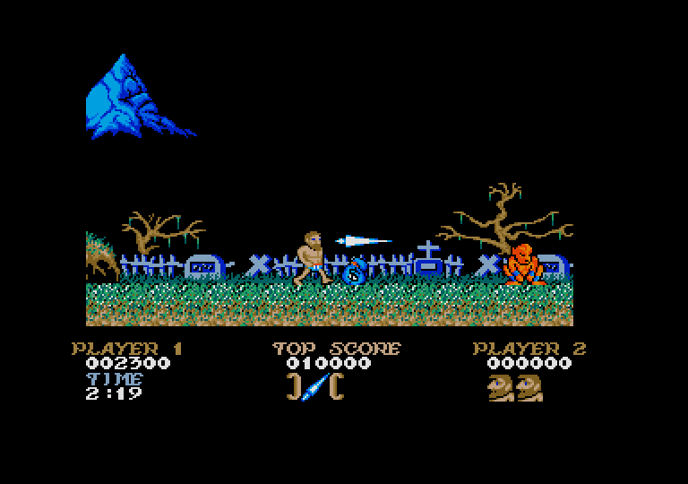 Ghosts'n Goblins atari screenshot