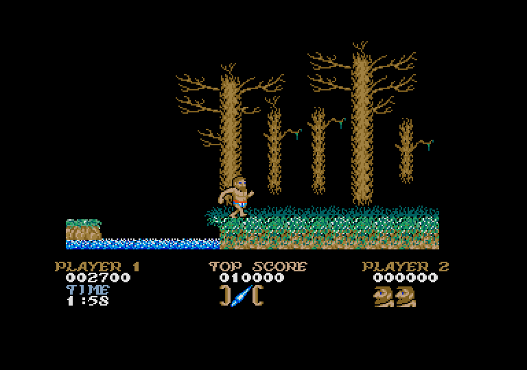 Ghosts'n Goblins atari screenshot