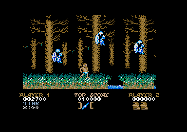 Ghosts'n Goblins atari screenshot