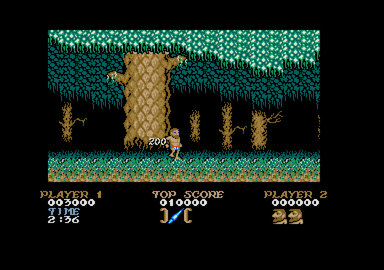 Ghosts'n Goblins atari screenshot