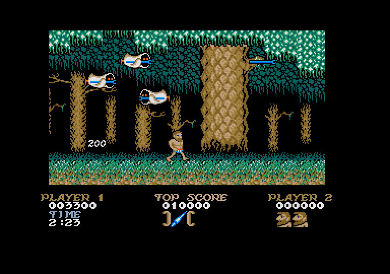 Ghosts'n Goblins atari screenshot