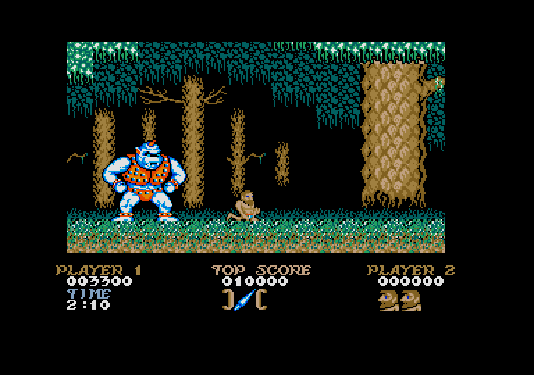 Ghosts'n Goblins atari screenshot