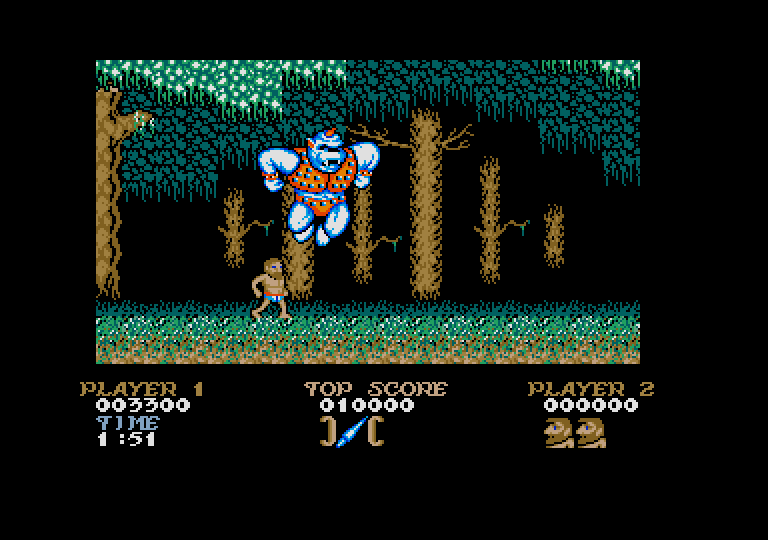 Ghosts'n Goblins atari screenshot