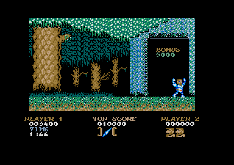 Ghosts'n Goblins atari screenshot