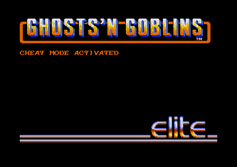 Ghosts'n Goblins atari screenshot