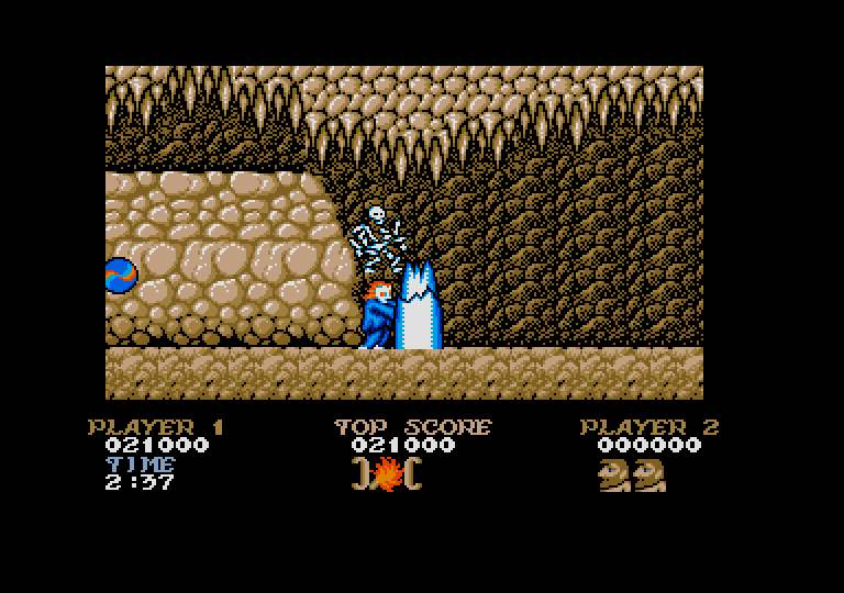 Ghosts'n Goblins atari screenshot