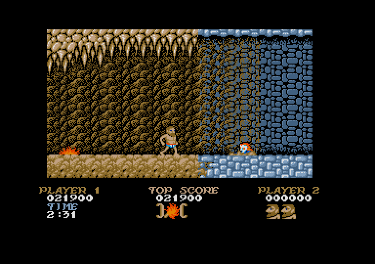 Ghosts'n Goblins atari screenshot