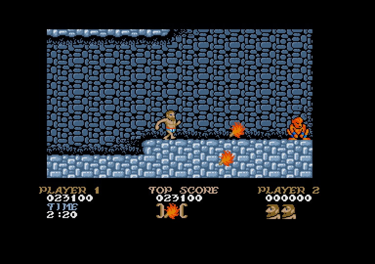 Ghosts'n Goblins atari screenshot