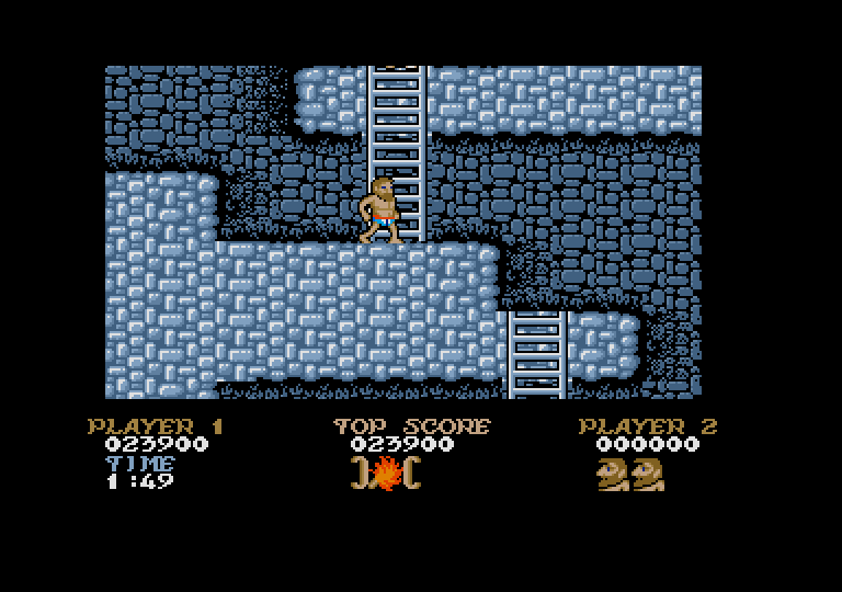 Ghosts'n Goblins atari screenshot