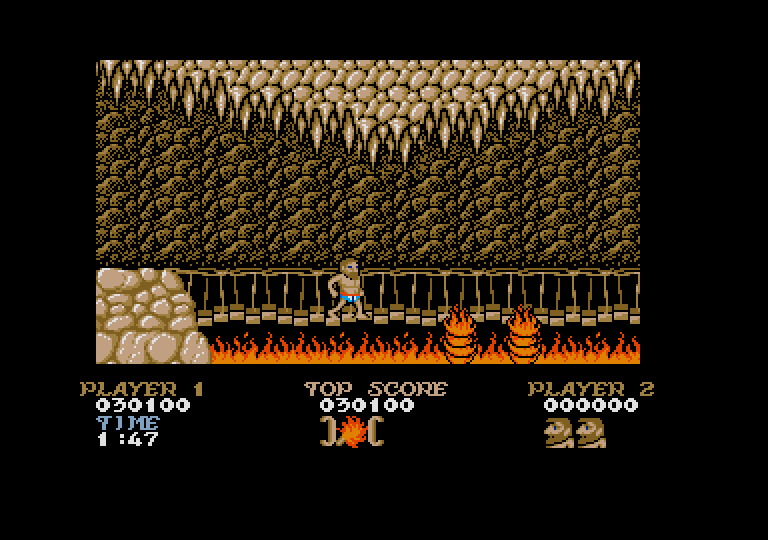 Ghosts'n Goblins atari screenshot