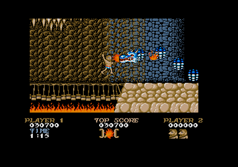 Ghosts'n Goblins atari screenshot