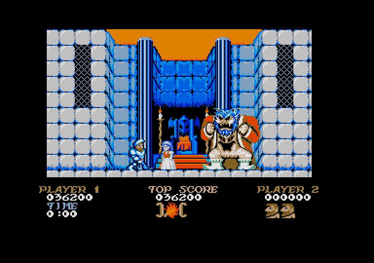 Ghosts'n Goblins atari screenshot