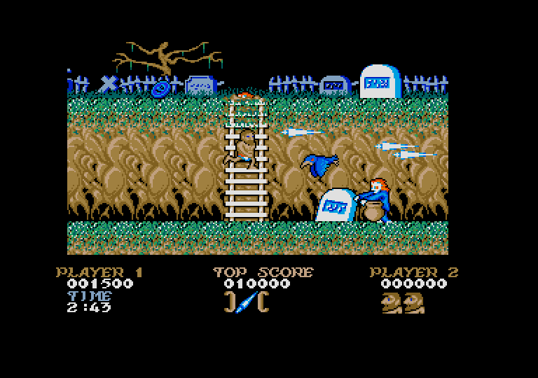 Ghosts'n Goblins atari screenshot