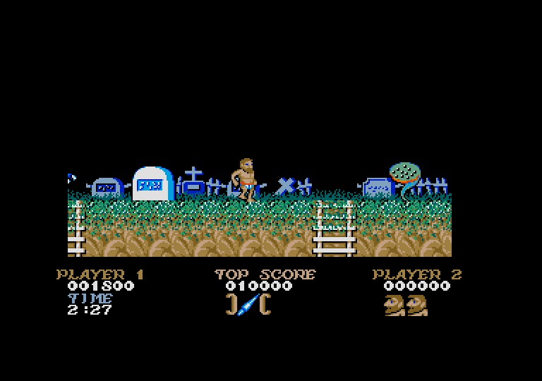 Ghosts'n Goblins atari screenshot