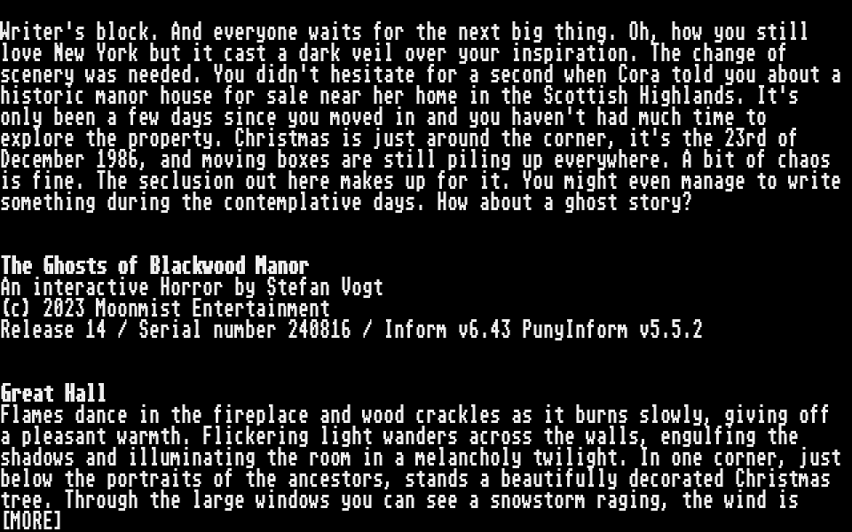 Ghosts of Blackwood Manor (The) atari screenshot