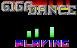 Giga Dance Demo atari screenshot