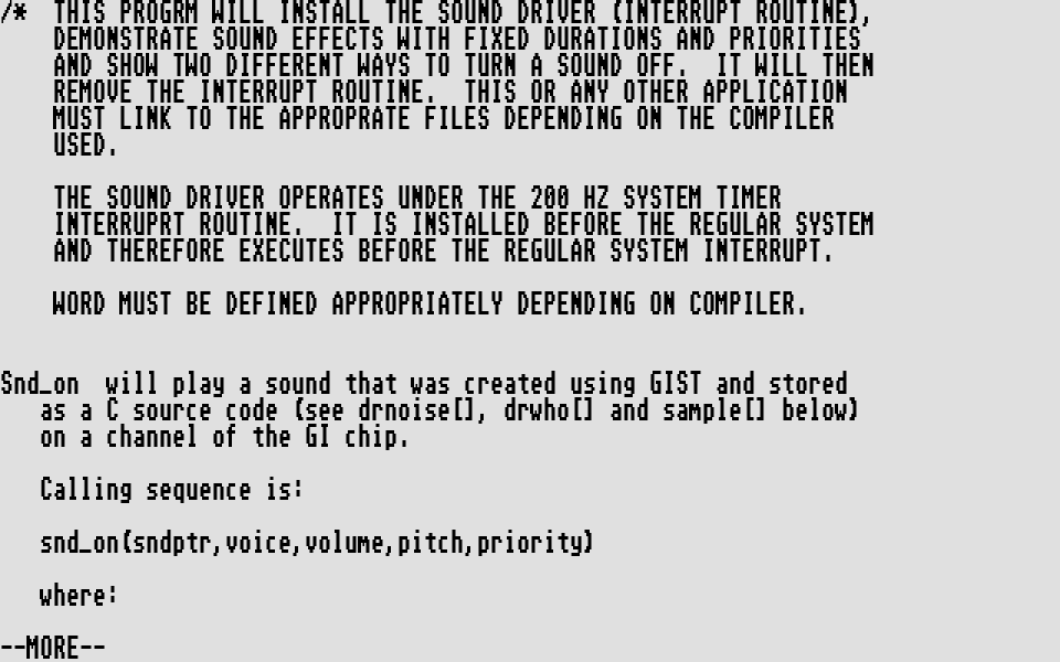 GIST atari screenshot