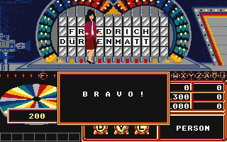 Glücksrad atari screenshot