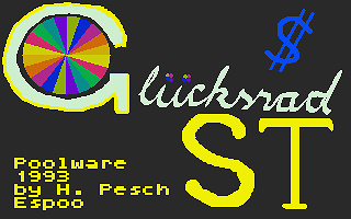 Glücksrad ST atari screenshot