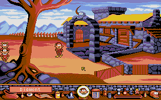 Gobliiins atari screenshot