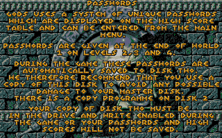 Gods atari screenshot