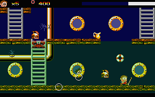 Goin' Down with the Captain atari screenshot