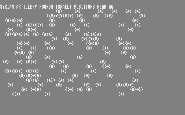 Golan Front - The 1973 Arab / Israeli War in the North atari screenshot