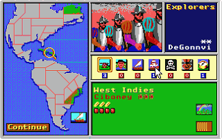 Gold of the Americas - The Conquest of the New World atari screenshot